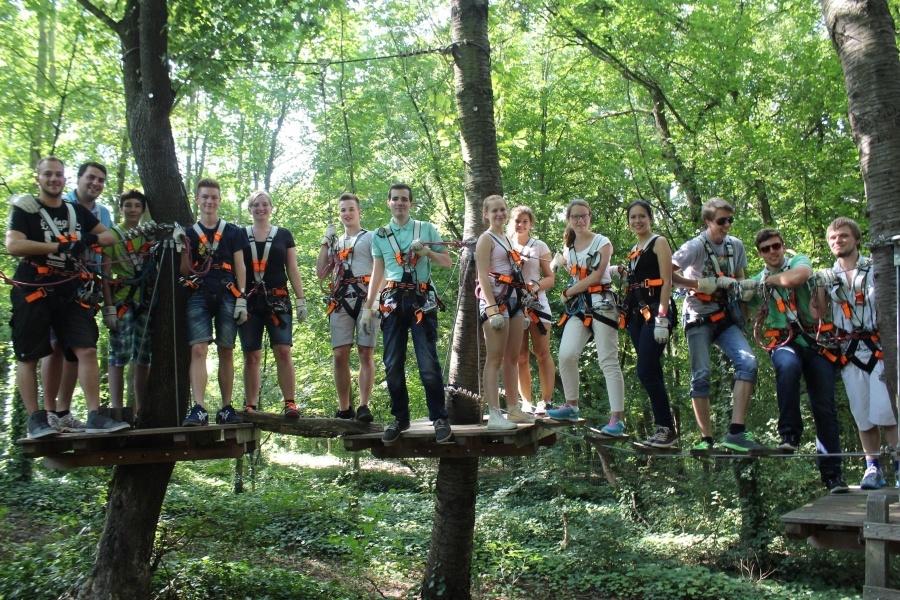 JU Meckenheim im Kletterwald