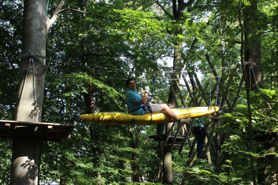 JU Meckenheim im Kletterwald
