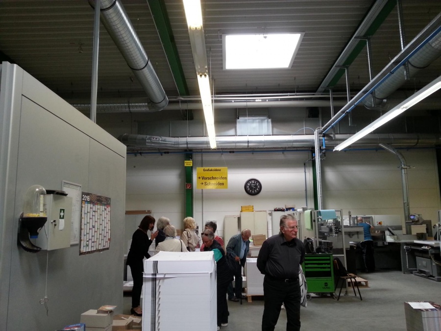 SenU - Besuch Druckcenter Meckenheim